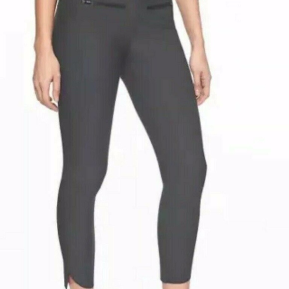 Athleta Pants - ATHLETA Charcoal Gray Stellar Crop Pant XSP NWOT